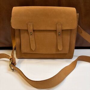 Madewell the Essex Messenger Leather Crossbody Bag